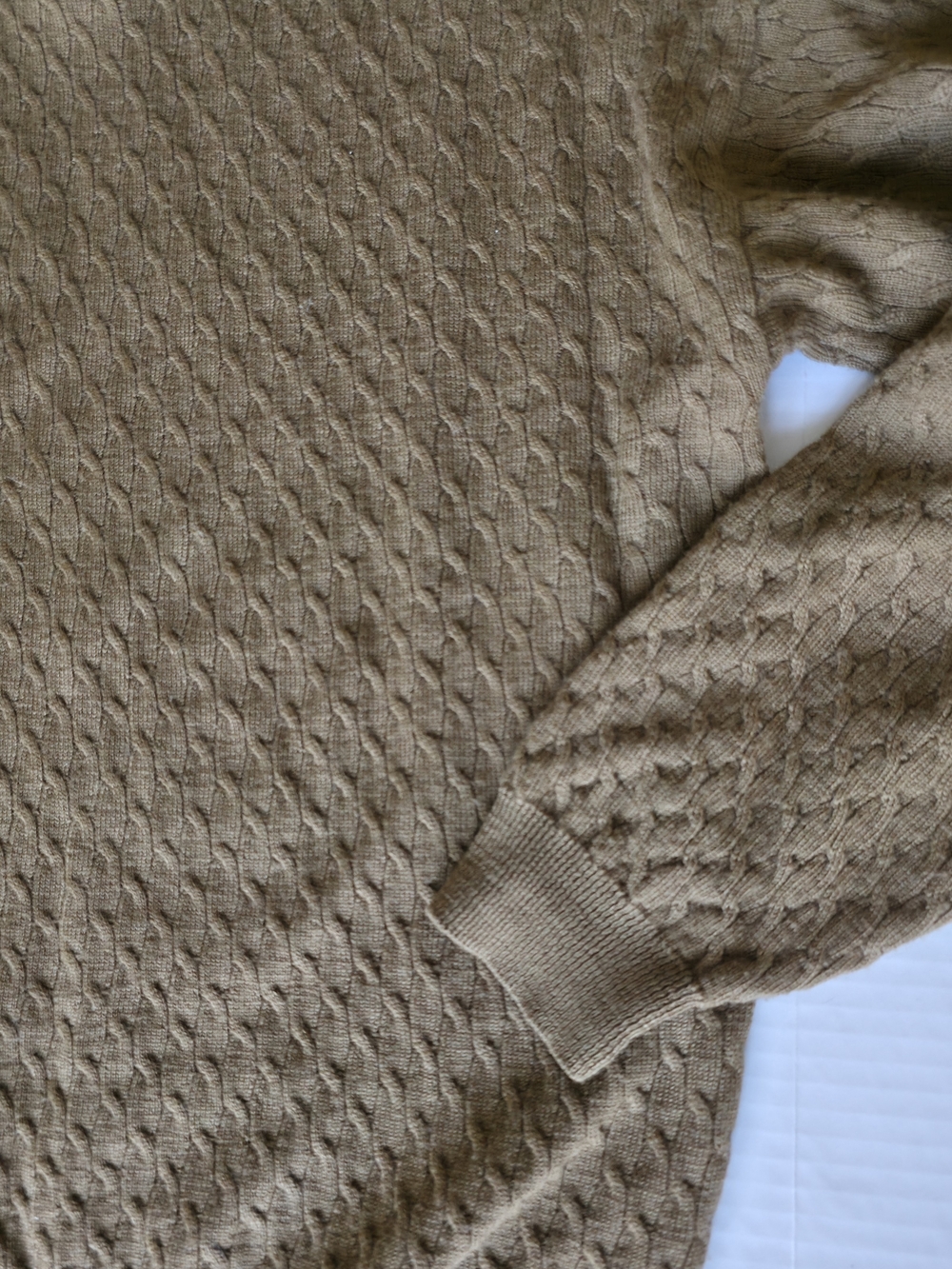 Barry Bricken 100% Merino Brown Turtleneck Men's Sweater Pullover Fall Old Money - Picture 4 of 7